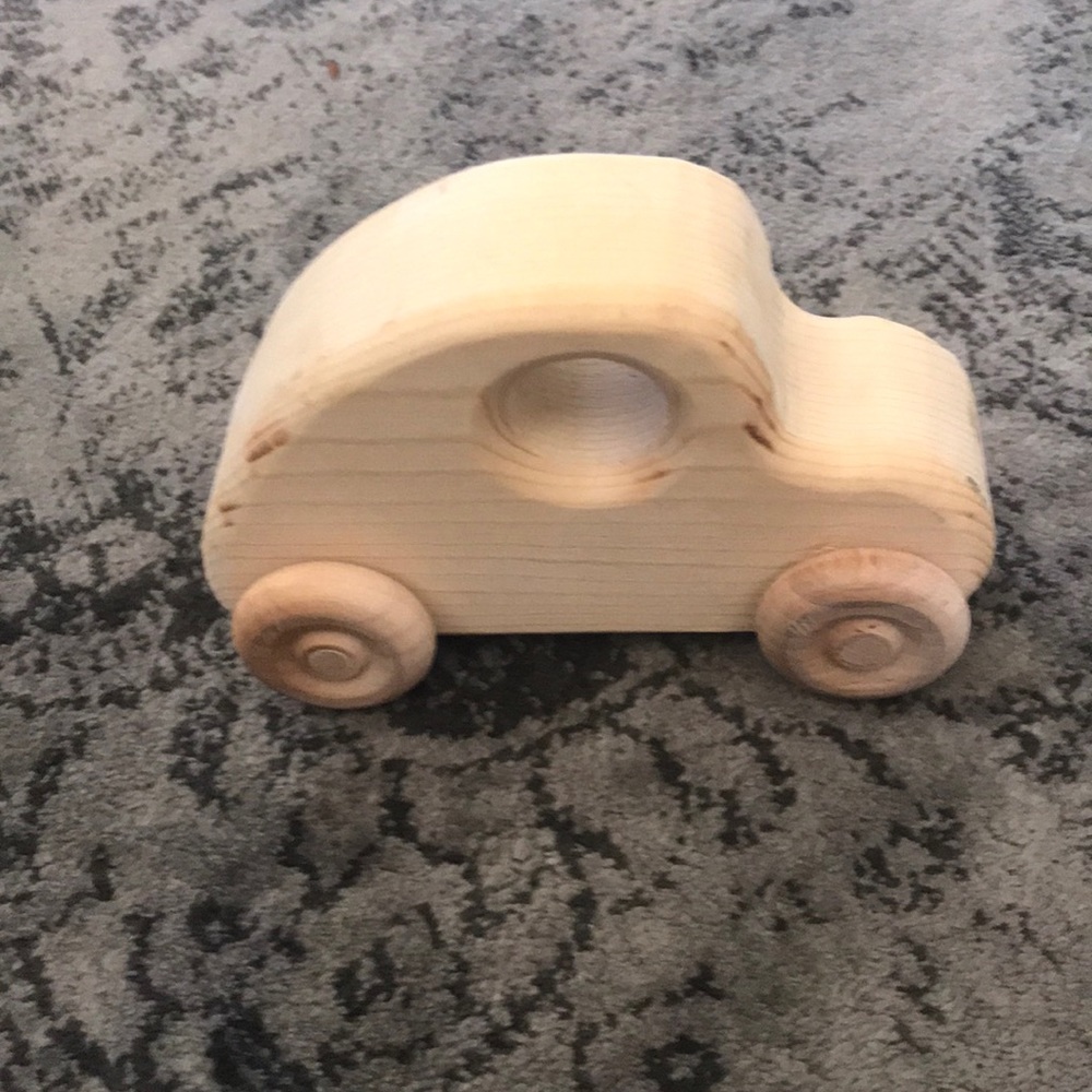 Handmade wooden car